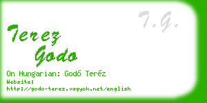 terez godo business card
