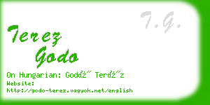 terez godo business card